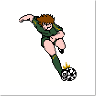 8-Bit Soccer Captain - Portland Posters and Art